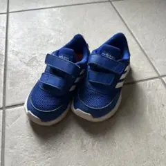 adidas 青 スニーカー 14センチ