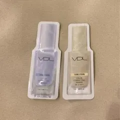 VDL 化粧下地 03 ペール ブルー & 04 クリーム イエロー　試供品