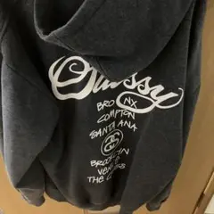Stüssy グレー パーカー large