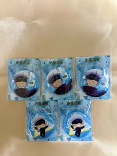 呪術廻戦 缶バッジ 五条悟 ファミリーマート 5点セット