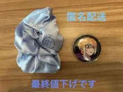 めろんぱーかー　のっき　めろんめろでぃーシュシュとシクレ缶バッジセット