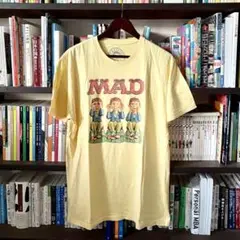 MAD Magazine プリント Tシャツ L イエロー