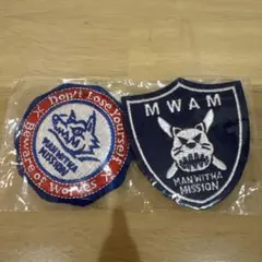 MAN WITH A MISSION ワッペン 2個セット　バッジ　キーホルダーのサムネイル
