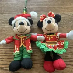 ミッキー ミニー クリスマス ぬいぐるみ