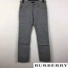 美品 BURBERRY BLACK LABEL ストレートパンツ グレー