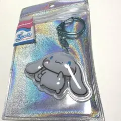 シナモン　シナモロール　サンリオ　ぷっくりったいキーホルダー