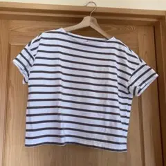 無印良品　レディース　ボーダー半袖Tシャツのサムネイル
