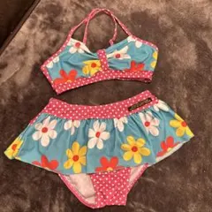 花柄スカート付きビキニ 140サイズ