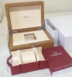 【新品未使用】OMEGA オメガ ウッドケース 时计用 空箱 纯正 外箱あり