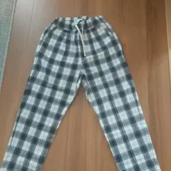 GLOBAL WORK チェック柄 ロングパンツ 140cmのサムネイル
