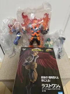 ヒロアカ　一番くじ　緑谷出久　轟焦凍　エンデヴァー　ホークス　フィギュアセット