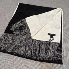 SHANGHAI TANG シルクストール フリンジ付き