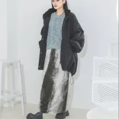 (649) JEANASIS M-65 コート 黒 アウター