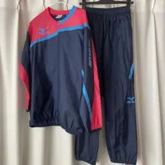 Mizuno IGNITUS ピステ 160サイズ ネイビー/レッド　上下セット