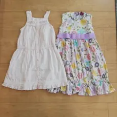 女の子　ワンピース120cm　2枚