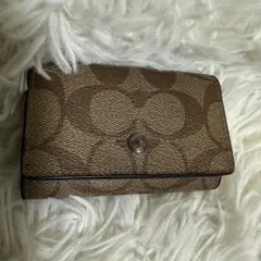 Coach コーチ　ブラウン キーケース