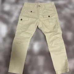 DSQUARED2 ベージュ カーゴパンツ 4ポケット