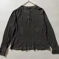 XL✨RRL ラルフローレン ワッフル ヘンリーネックカットソー サーマル生地のサムネイル