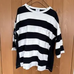 coen ボーダー カットソー