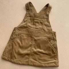 美品　デニム ジャンパースカート サロペット　80