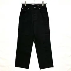 ★BOBSON ボブソン 日本製 デニムパンツ 黒 L ポリノジック 綿混のサムネイル