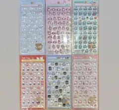 ⭐︎新品⭐︎ サンリオ ボンボンドロップシール ミニ 6枚セット②