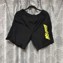 MSGM ブラック ナイロンショートパンツ サイズ48