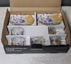鷹様専用SOGAグラスFOUR SEASONS カップ＆ソーサーセット5客セット