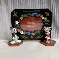 H3.Disney ミッキー&ミニー 花嫁花婿フォトスタンド