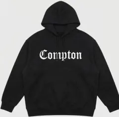 Compton プルオーバーパーカー ブラック L