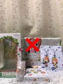 五等分の花嫁　一番くじ　中野四葉　5点セット