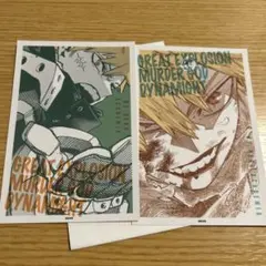 僕のヒーローアカデミア ワンシーンカードコレクション 爆豪勝己 2点セット