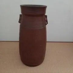 備前焼　花瓶 耳付き 陶芸