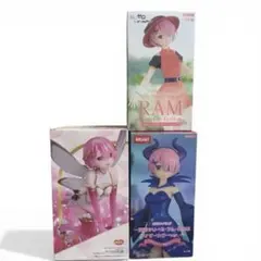 Re:ゼロから始める異世界生活 ラム フィギュア 3体セット まとめ売り