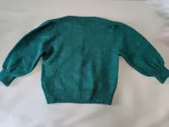 ZARA グリーン カーディガン 長袖