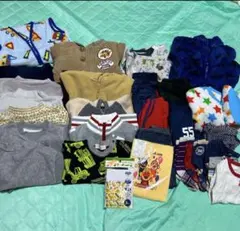 子ども服まとめ売り　男の子　80〜90cm もこもこ上下追加