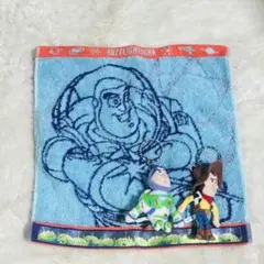 ディズニーDisney トイストーリー　バズとウッディストラップ　バスハンカチ