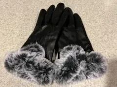 手袋ファー付き中裏起毛新品未使用スマホOK