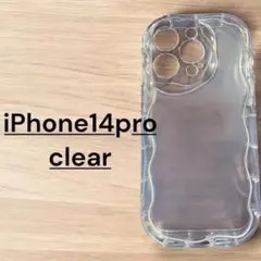 iPhone14proクリアケース 新品 衝撃吸収 TPU 透明カバー シンプル