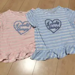Lovely Things ストライプTシャツ 100cm~