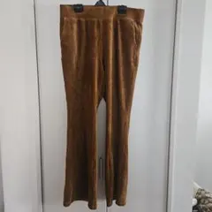 ユニクロ　ブラウン コーデュロイ パンツ