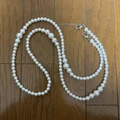 ホワイトパール スマホショルダ