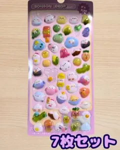 【新品未使用】ボンボンドロップシール　ぷくぷくシール　3Dシール　6枚　数量限定