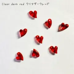 多面カットハートビーズ