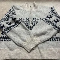 未使用に近い★レディースニットジッパー