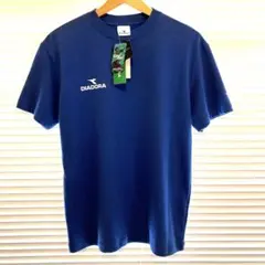 DIADORA ディアドラ ロベルト・バッジョ 10　Tシャツ ブルー Mサイズのサムネイル