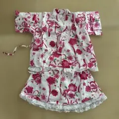 花柄甚平セット サイズ100