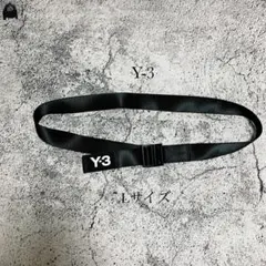 Y-3 CLASSIC LOGO BELTナローベルト 極美品 ブラック
