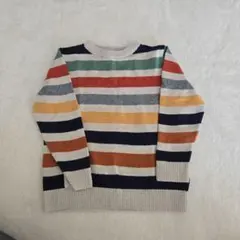 H&M カラフルストライプ セーター 100cm