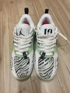 再度値下げました Jordan バスケットボールシューズ ホワイト グリーン